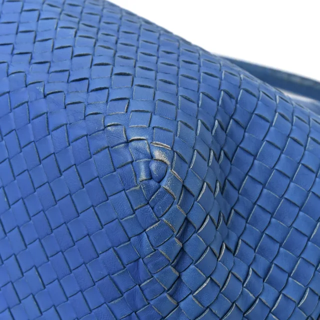 Bottega Veneta Nappa Intrecciato Brick Tote Celeste in Nappa leather from FASHIONPHILE, photo 10 of 14