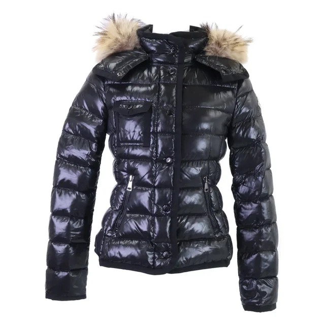 Moncler Armoise Down Jacket with Fur Hood 00 in Nylon from The Reluxe