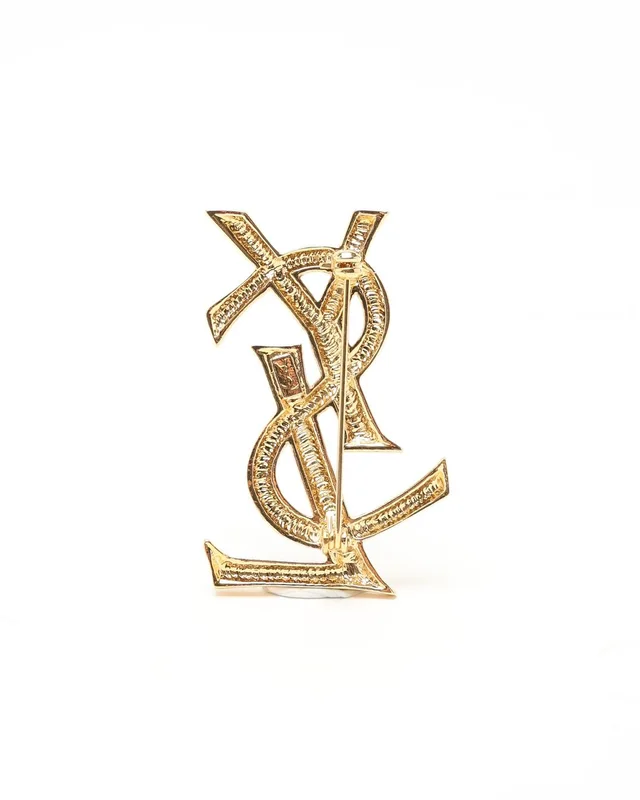 Saint Laurent Logo Brooch from A Retro Tale, photo 2 of 3