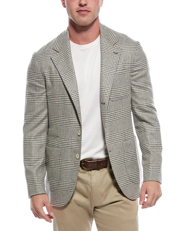 Brunello Cucinelli Wool, Silk & Cashmere-Blend Blazer, image 1 of 1 from Gilt