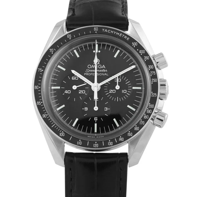 Omega Speedmaster Moonwatch Watch in multicolor Crocodile from The RealReal