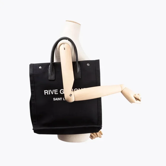 Saint Laurent Rive Gauche Tote Bag in Canvas from A Retro Tale, photo 8 of 8