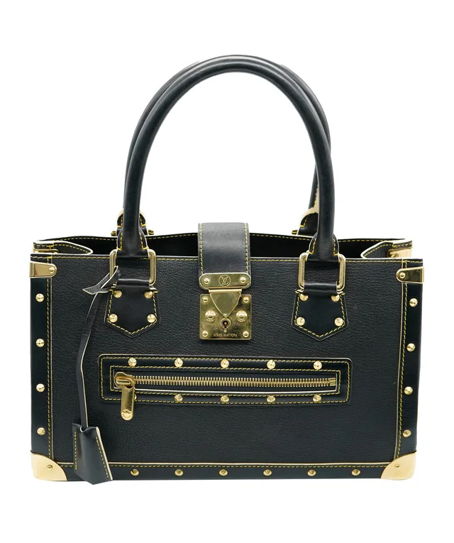 Louis Vuitton Black Leather Tote Bag in Black Leather from Luxury Promise