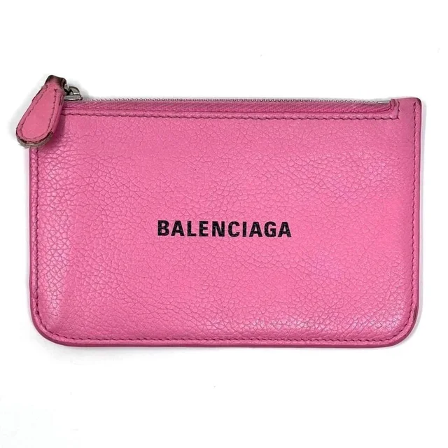 Balenciaga Women's Wallets - Pink in pink from Depop, photo 1 of 1