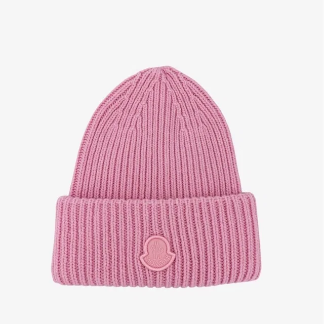 Moncler Knit Beanie in pink Wool from Poshmark
