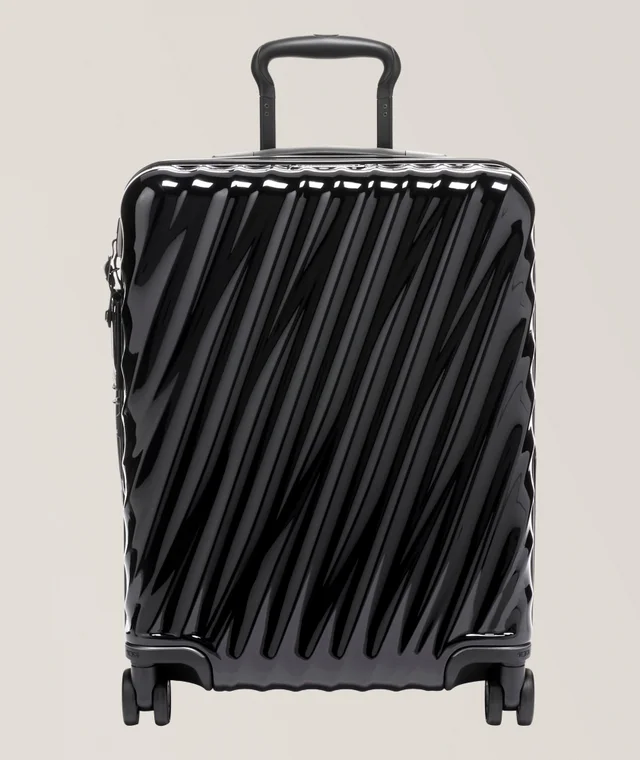 19 Degree Large Expandable Carry-On Suitcase in Black, image 1 of 1 from Harry Rosen