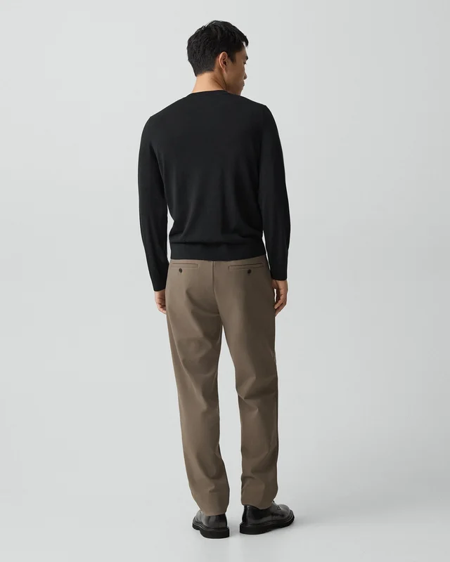 Theory Curtis Drawstring Pant in Precision Ponte in MOREL Shell: 73% Polyamide, 27% Elastane; Back: 73% Polyamide, 27% Elastane, photo 3 of 12 from Theory