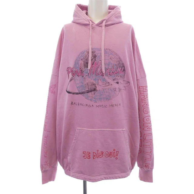 Balenciaga PINK MARTINI LIMITED EDITION Hoodie in Pink from LuxUness