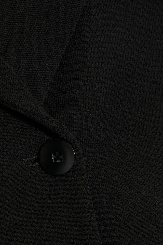 Tibi Wren Double-Breasted Crepe Blazer in Black, photo 4 of 4 from THE OUTNET