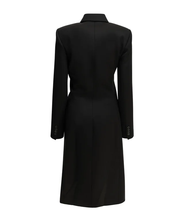Khaite Rolon Draped Double-Breasted Coat, photo 2 of 4 from SENSER