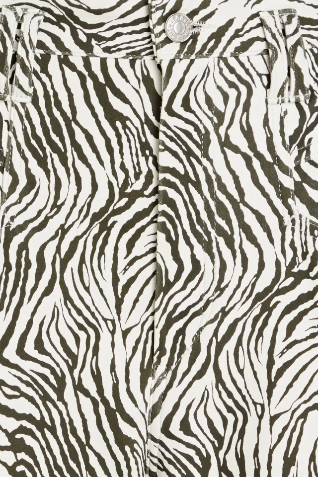 Isabel Marant Badeloisa Cropped Zebra-Print Leather Tapered Pants, photo 4 of 4 from THE OUTNET