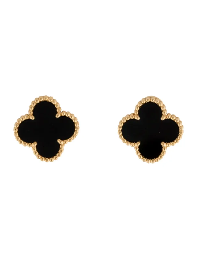 Van Cleef & Arpels Vintage Alhambra Earrings in multicolor from The RealReal