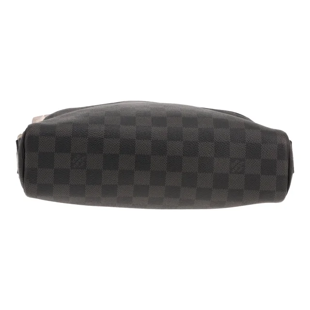 Louis Vuitton Dayton Reporter shoulder bag in black Graphite Damier canvas and black leather in Black Canvas from Collector Square, photo 3 of 3