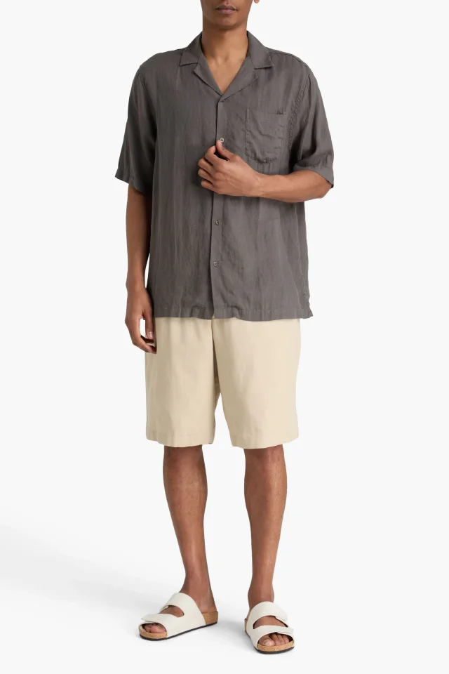 Frescobol Carioca Angelo Linen Camp Collar Shirt, photo 2 of 4 from THE OUTNET