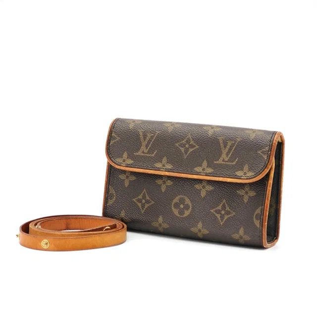 Louis Vuitton Florentine Shoulder Bag Small Pochette Brown in Brown Coated canvas from The Reluxe
