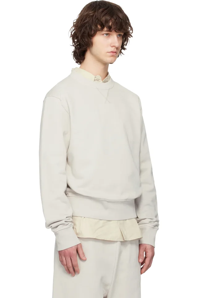 Entire Studios Off-White Pod Crew Sweatshirt, photo 2 of 4 from SSENSE