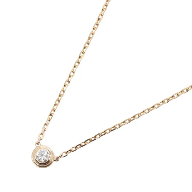 Cartier D'amour Xs Necklace, 18k Pink Gold (Pg) Diamond Women's, Tone, Clear in gold from Poshmark