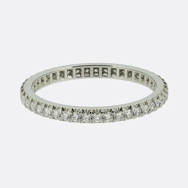 Tiffany & Co. Soleste Full-Eternity Diamond Ring Size M (53) from The Vintage Jeweller