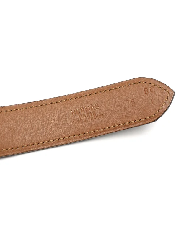 Hermès Horseshoe Belt, Size 75 in Leather from A Retro Tale, photo 5 of 5