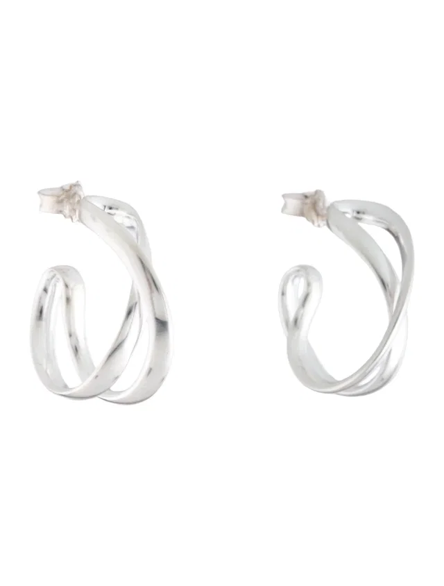 Georg Jensen Infinity Hoop Earrings in multicolor from The RealReal