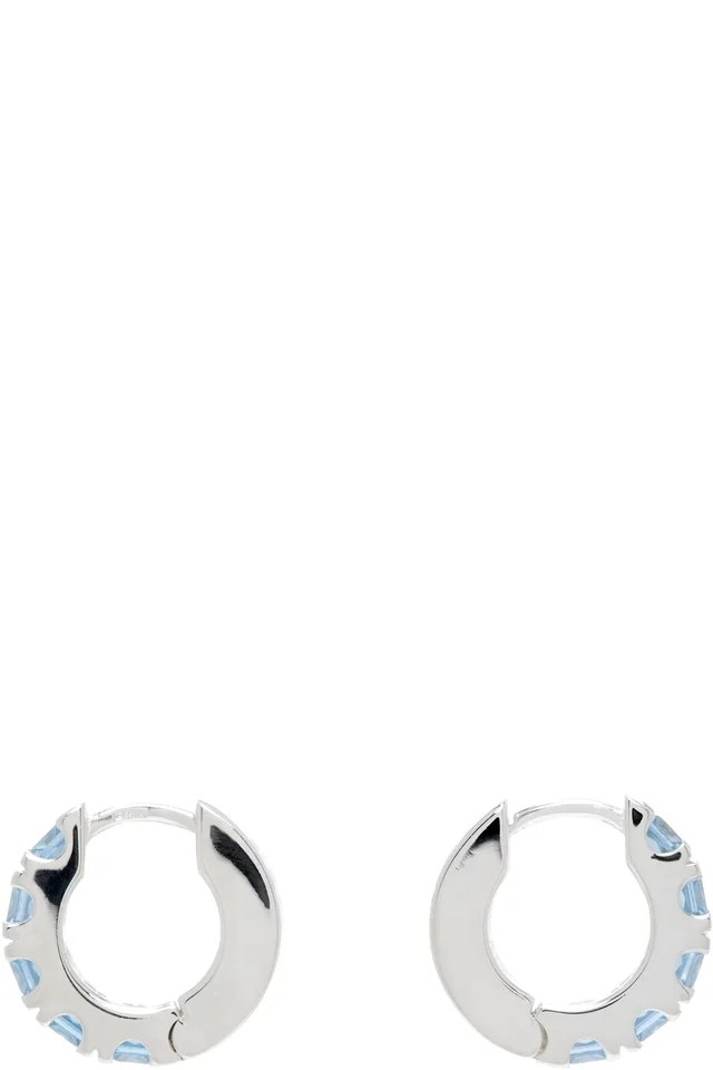 Facet Hoop Earrings, image 1 of 1 from SSENSE