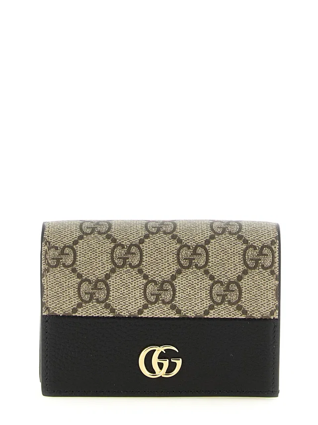 Gucci Wallet — Black Gg Supreme Monogram Canvas in Black Coated canvas from HEWI
