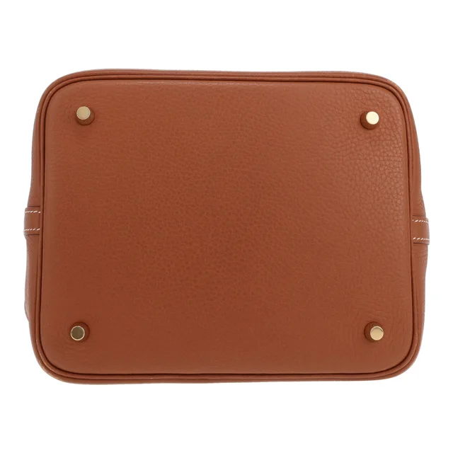 Hermès Picotin 22 cm handbag in Gold Togo leather from Collector Square, photo 3 of 6
