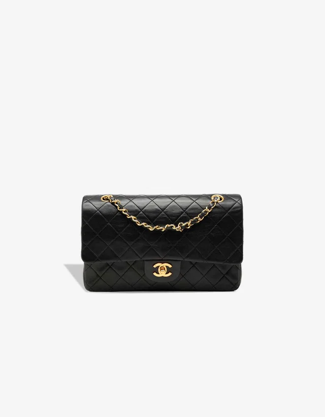 Chanel Timeless Medium Lamb Black in Black Lambskin from SACLÀB