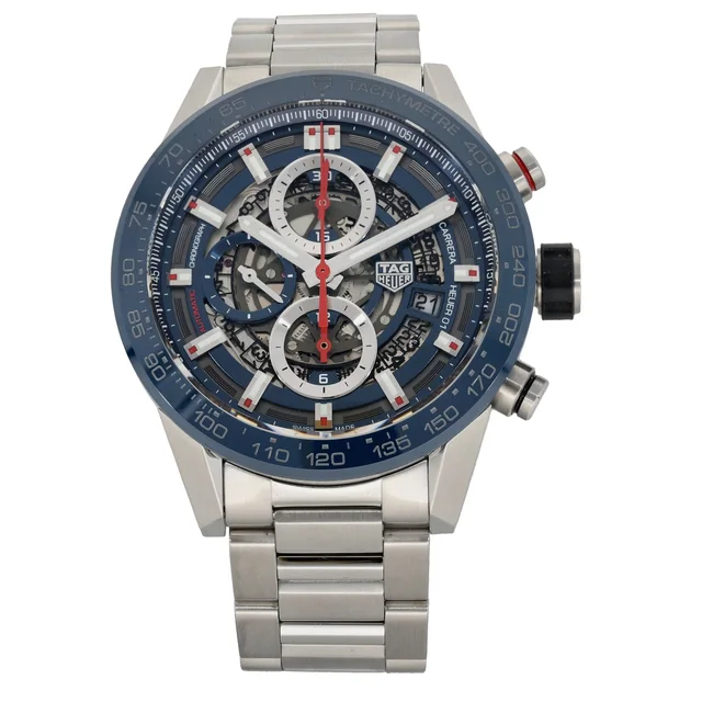 TAG Heuer Carrera CAR201T-0 43mm Stainless Steel Watch from H&T
