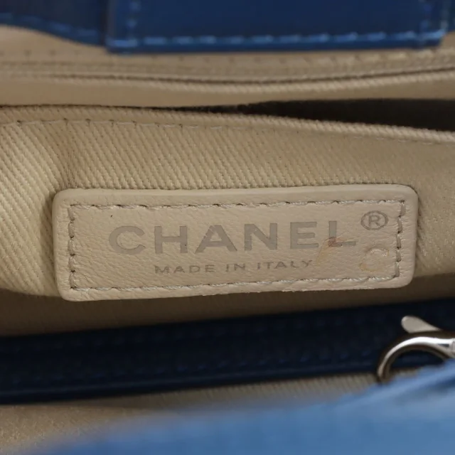 Chanel Neo Executive Tote Bag S, Blue (circa 2016) in Blue Caviar leather from VINTAGE QOO TOKYO, photo 6 of 13