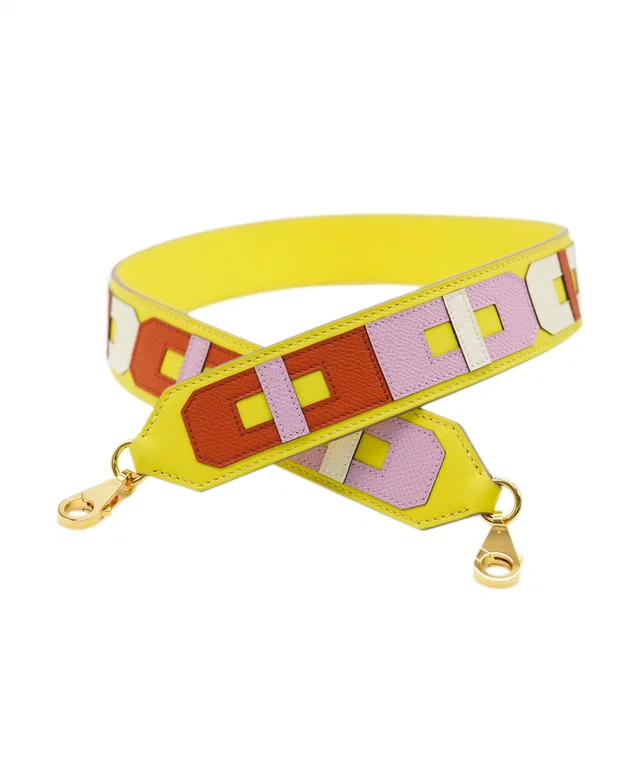 Hermès Kelly Motif Bag Strap - Multi in Leather from Luxury Promise
