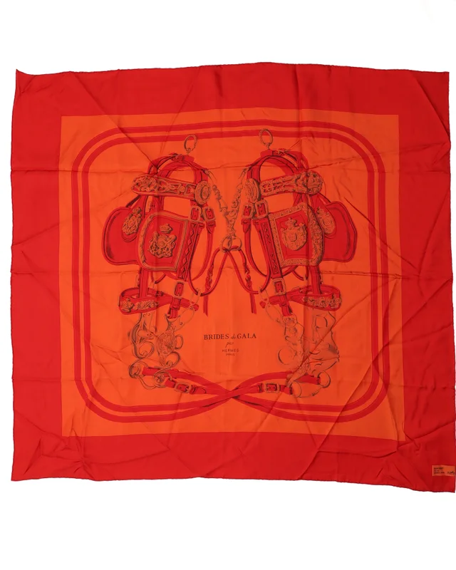 Hermès Carré 90 Brides de Gala Silk Scarf in Silk from A Retro Tale, photo 2 of 2