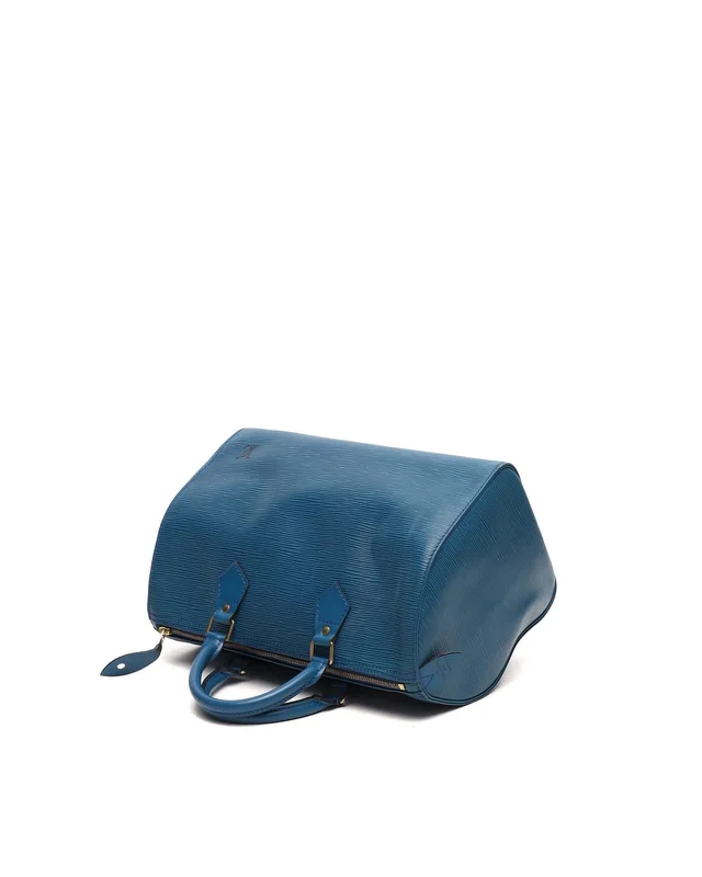 Louis Vuitton Epi Speedy 30 Bag in Suede from A Retro Tale, photo 4 of 9