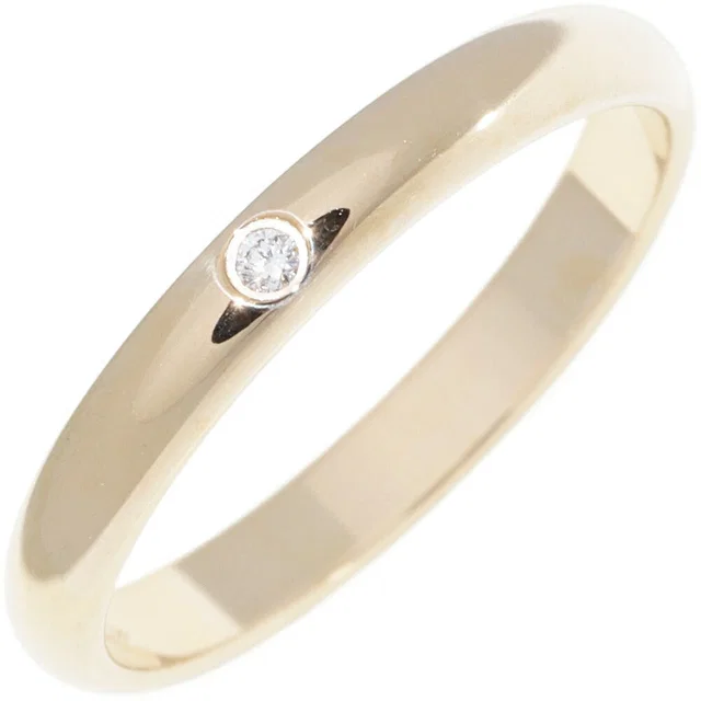 Cartier 1895 Wedding Ring Au750 Diamond Ring Size 10 from LuxUness