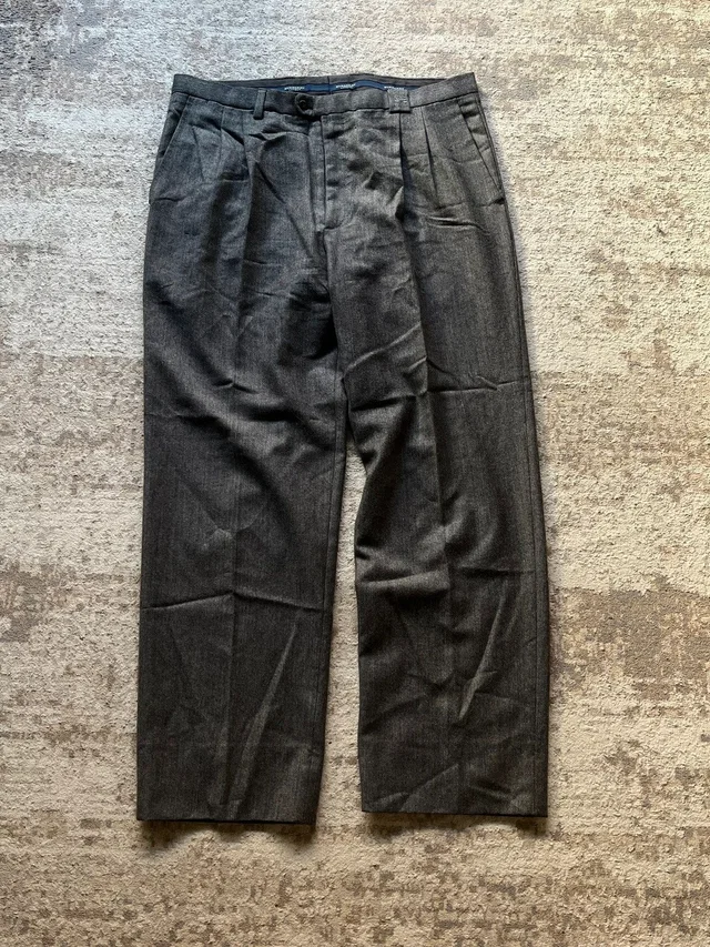 Burberry London Vintage 1990S Size 46 / XL Tailored Pants in Grey in gray from Grailed