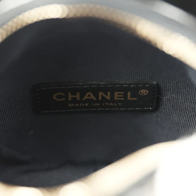 Chanel Camellia Round Clutch in Black Calfskin from Madison Avenue Couture, photo 10 of 10