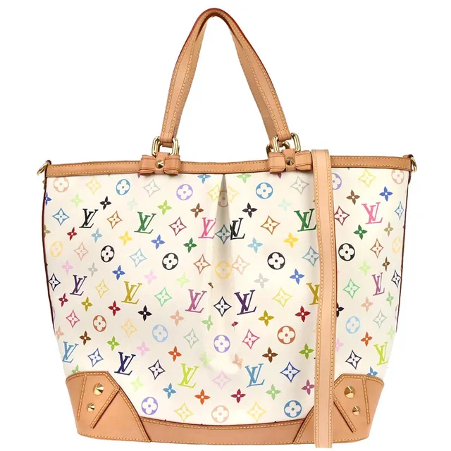Louis Vuitton White Monogram Sharleen GM 2way Shoulder Tote Handbag M93214 in White Canvas from AMORE Vintage Tokyo