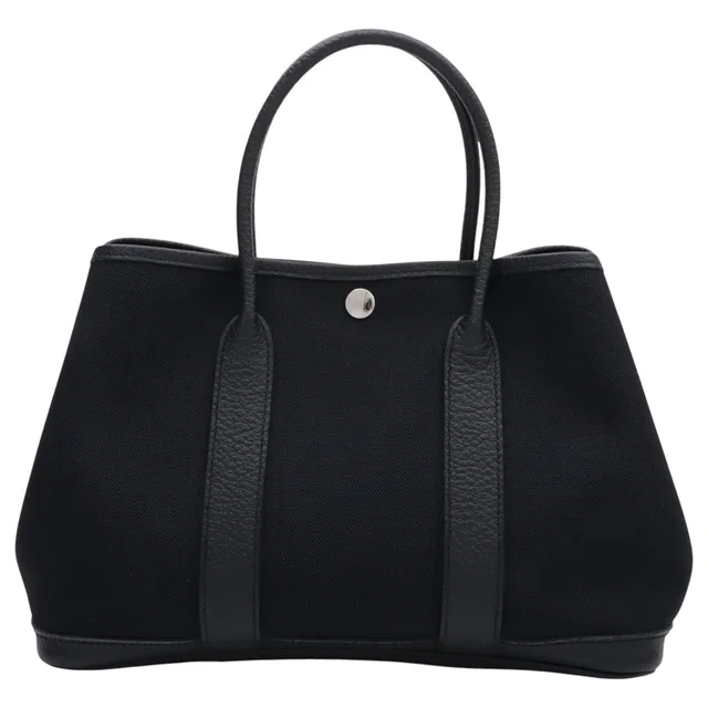 Hermès 2016 Garden Party TPM Black in Black from VINTAGE QOO TOKYO