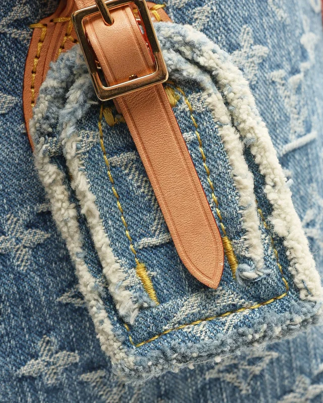 Louis Vuitton Monogram Denim OnTheGo MM Bag in Denim from A Retro Tale, photo 7 of 9