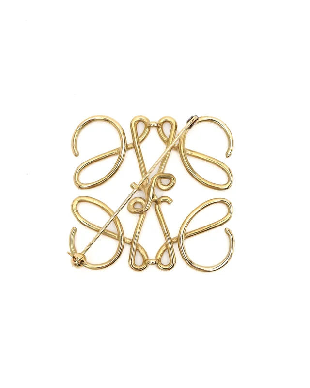 Loewe Anagram Brooch from A Retro Tale, photo 2 of 3