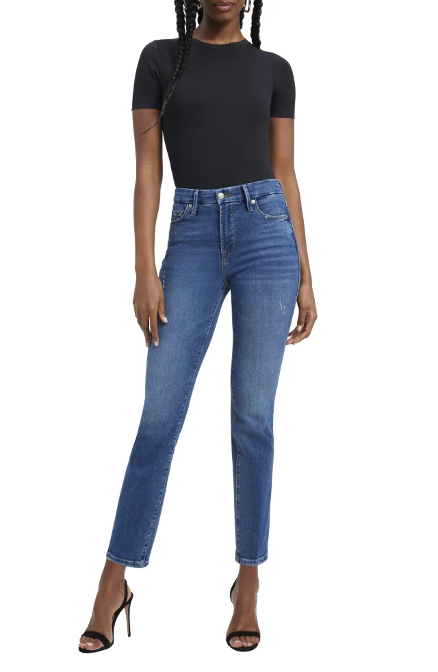 Good American Good Straight Leg Jeans, photo 6 of 6 from Nordstrom Rack