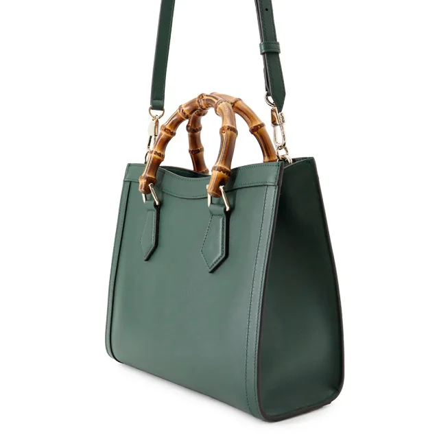 Gucci Diana Tote Bag Green853226 Leather Size Medium in Leather from GALLERY RARE, photo 3 of 19
