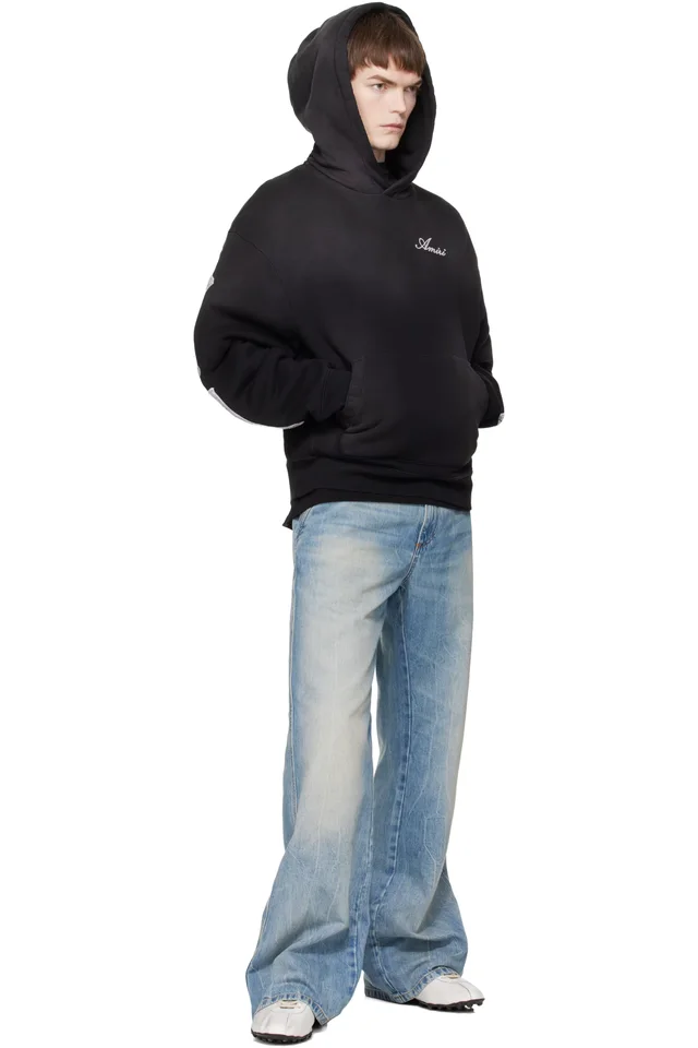 AMIRI Black Bones Oversized Hoodie, photo 4 of 4 from SSENSE