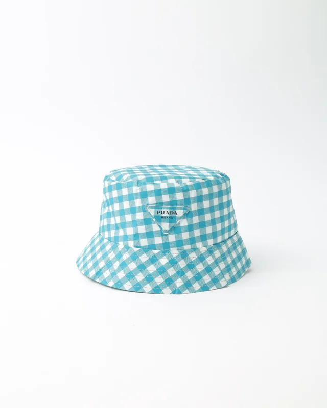 Prada Gingham Fishermans Hat from A Retro Tale, photo 2 of 4