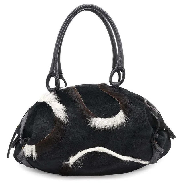 Ferragamo Handbag Calfskin Leather Black Bag in black Calfskin from Poshmark