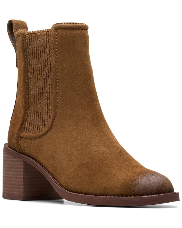 Clarks Chamberly Top Suede Chelsea Boot, image 1 of 1 from Rue La La