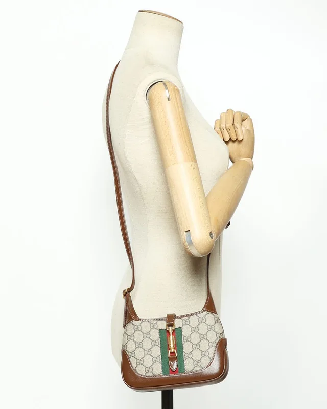 Gucci Jackie Mini 1961 GG Supreme Crossbody Bag in Coated canvas from A Retro Tale, photo 9 of 10