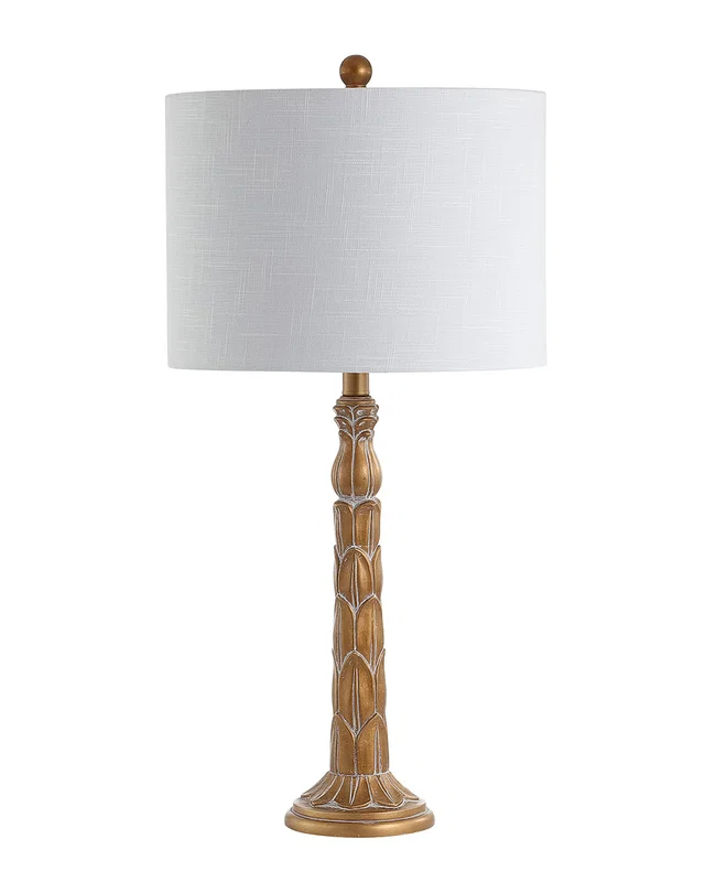 JONATHAN Y 28.7in Bianche Gold Table Lamp, image 1 of 1 from Rue La La