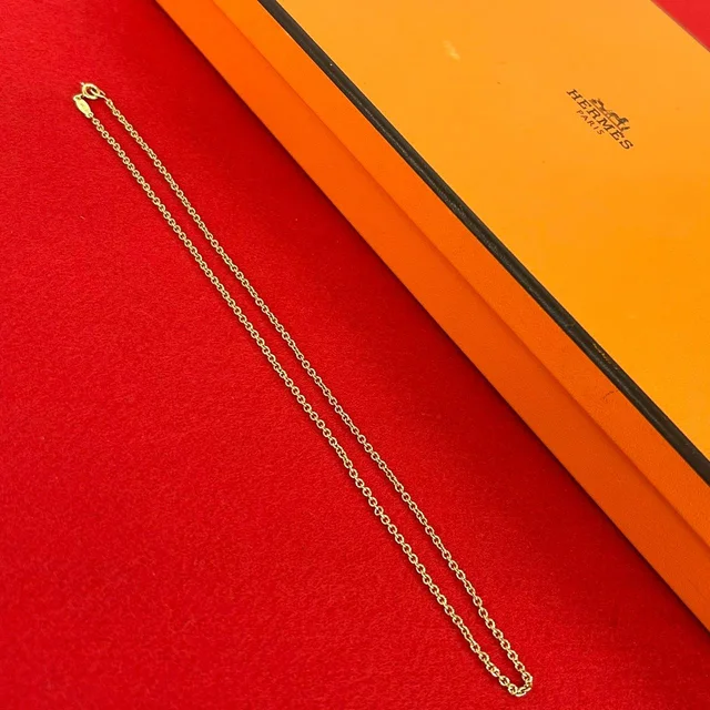 Hermès Vintage Chain Necklace 18k Yellow Gold in Yellow from The Reluxe