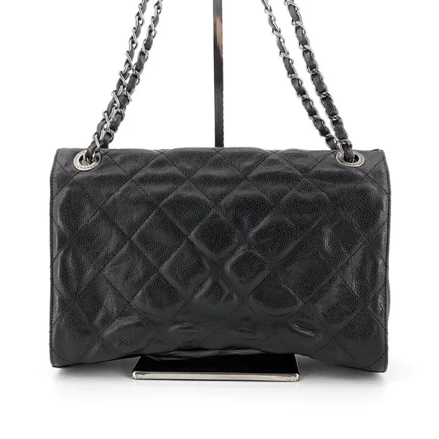 Chanel Black 2013 caviar-quilted CC Crave shoulder bag in Black Caviar leather from Sign of the Times, photo 5 of 11